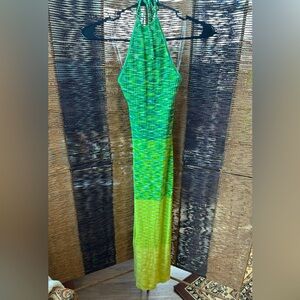 Future Collective - Alani Noelle Ombré Halter Knit Dress